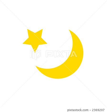 月亮和星的例證 月亮和星的例證 2369207