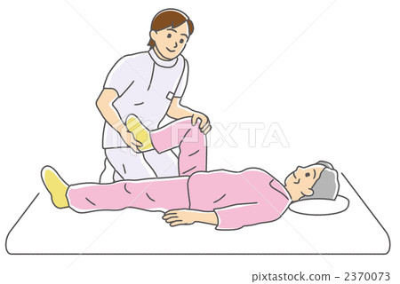 Rehabilitation Elderly people who train walking 2370073