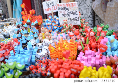 Colorful writing instrument of Insadong-dong, Korea Colorful writing instrument of Insadong-dong, Korea 2374240