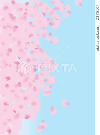 Cherry blossom petals blue sky 2376104