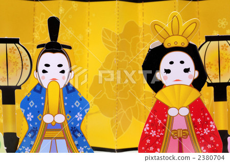 皇帝和皇后節日娃娃 展出的娃娃系列 女兒節娃娃 2380704