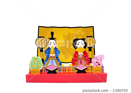 emperor and empress festival dolls, hina doll, set of dolls on display 2380705