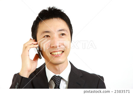 Businessmen using smartphones Businessmen using smartphones 2383571