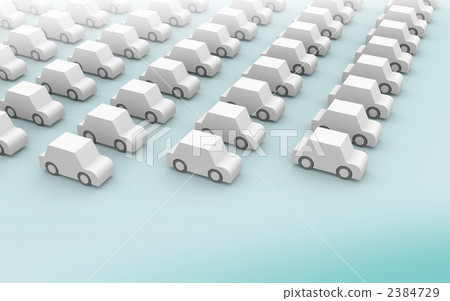 汽車 停車位 停車 2384729