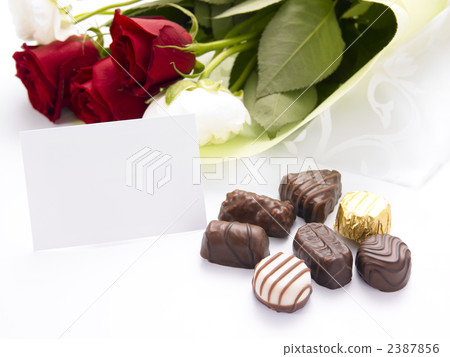 Chocolate and cards and bouquets Chocolate and cards and bouquets 2387856