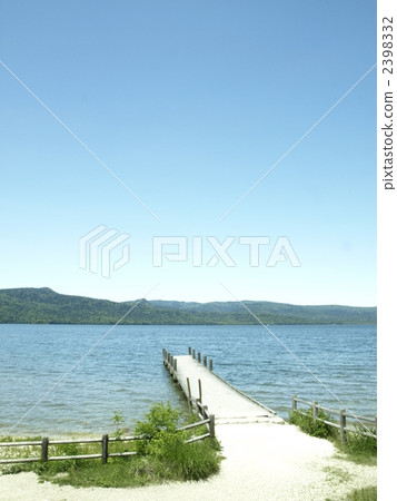 阿卡湖風景在北海道 2398332