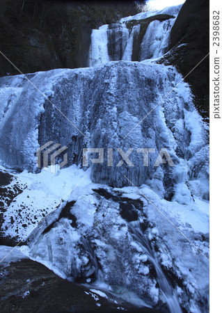 Ice Falls Fukurodon Waterfall No. 1 Observed from the Falls Taken at Super Wide Angle 17 mm 2398682