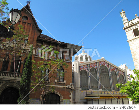 瓦倫西亞的中央市場 2402604