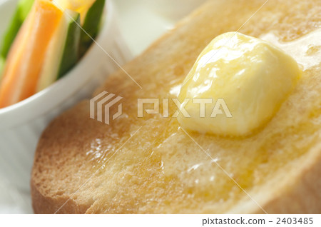Freshly baked butter toast in the morning 2403485