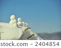 Snowmen under the blue sky 2404854