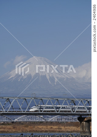 300 series and Mt. Fuji 2404986