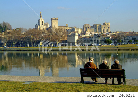 At Avignon's Rhone River 2406231
