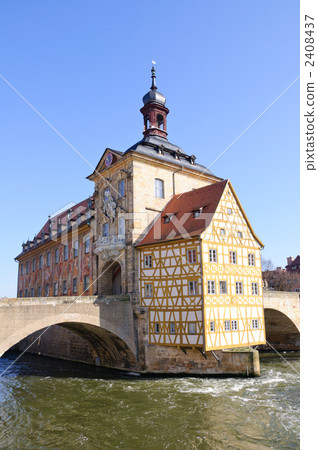 Germany Bamberg Regnitz River and the Old Town Hall Germany Bamberg Regnitz River and the Old Town Hall 2408437
