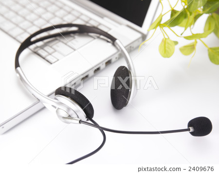 Office scene (headset) Office scene (headset) 2409676