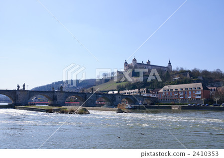 德國維爾茨堡馬林貝格堡壘和主要河流 德國維爾茨堡馬林貝格堡壘和主要河流 2410353