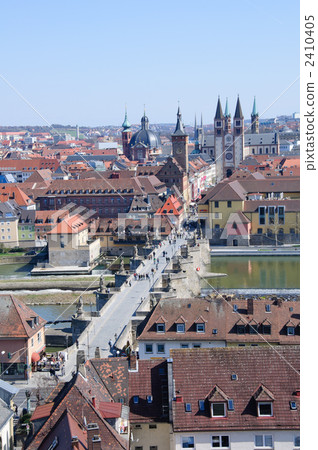 Germany Wurzburg Marienberg Fortress and Main River 2410405
