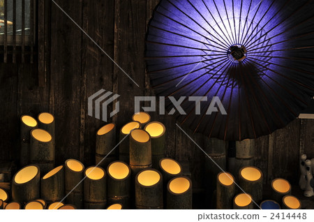 bamboo lantern path, illuminating, illumination 2414448
