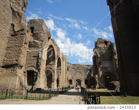 baths of caracalla, historic structure, historic ruin 2415013
