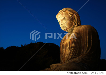 daibutsu, great statue of buddh, lit up 2415178