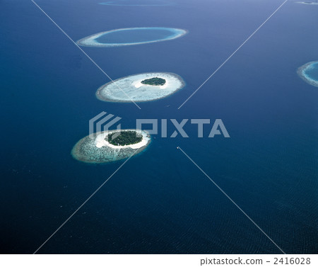 Kojima aerial photograph of Maldives 2416028