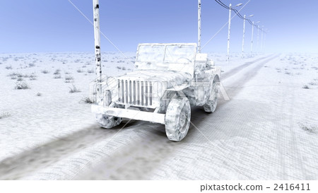 交通素材 吉普車 數碼成像圖片 2416411