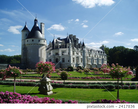 chateau de chenonceau, old castle, an old castle 2417836