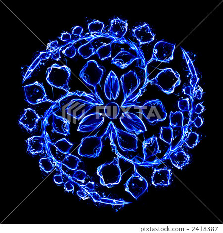 Pale flower family crest 2418387