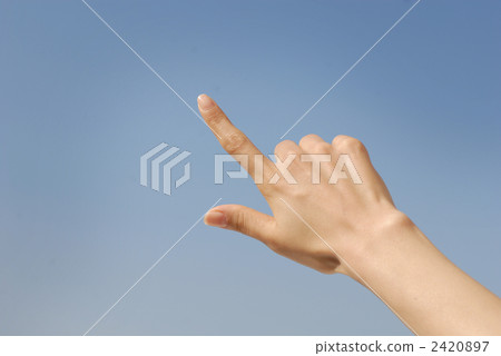 指示 手指頭 指引 2420897