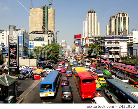 曼谷擁堵3（車號模糊） 2421930