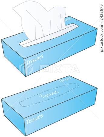 Box Tissue plain blue Box Tissue plain blue 2422679