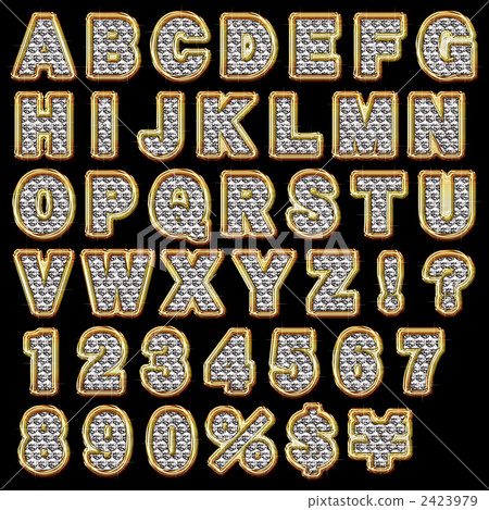 Rhinestone alphabet Rhinestone alphabet 2423979
