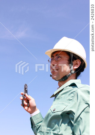工人建築業建築業務建築工地總監設計師（男性事業30年代） 2426810