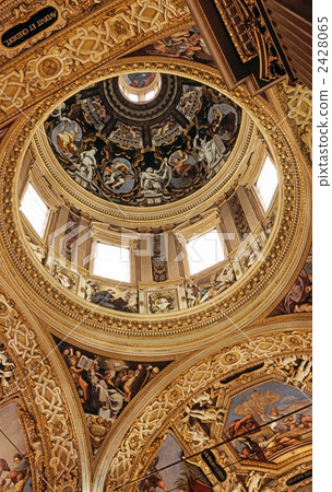 Vaulted ceiling of the Italian church 2428065