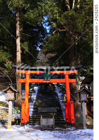 Hida山皇宮Hida寺廟在冬天 Hida山皇宮Hida寺廟在冬天 2428205