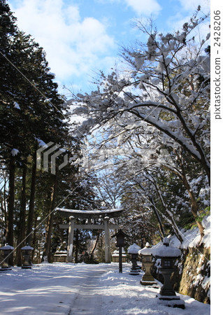 雪Hida山皇宮Hiki寺廟 雪Hida山皇宮Hiki寺廟 2428206