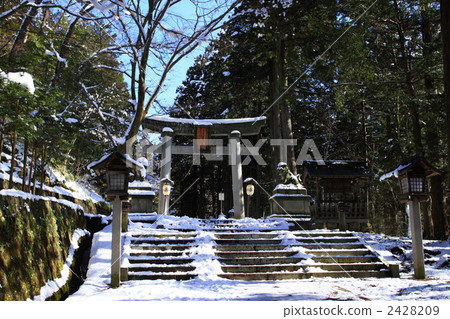 Hida山皇宮Hida寺廟在冬天 Hida山皇宮Hida寺廟在冬天 2428209