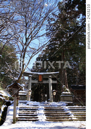 Hida山皇宮Hida寺廟在冬天 Hida山皇宮Hida寺廟在冬天 2428210