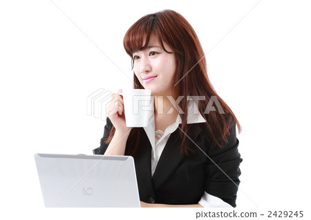 OL在喝咖啡休息時間 OL在喝咖啡休息時間 2429245