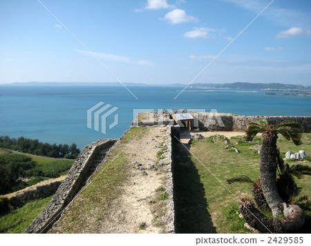 可以從Katsunha城堡廢墟希望的風景 2429585