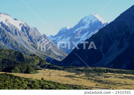 庫克山早上新西蘭 2432591
