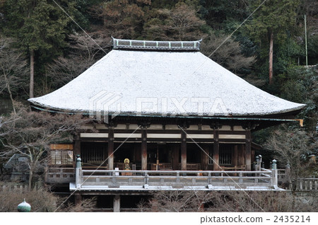 內神社 白雪皚皚 雪景 2435214