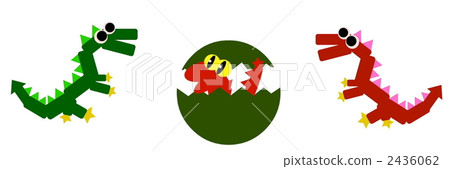 Dragon's baby (green) 2436062