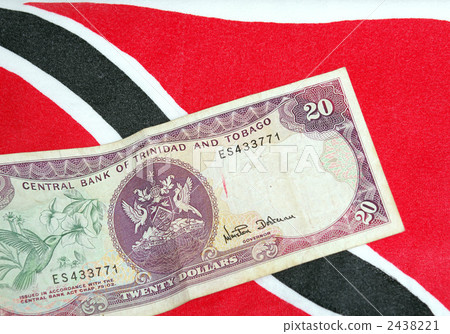 Trinidad and Tobago notes and national flag Trinidad and Tobago notes and national flag 2438221