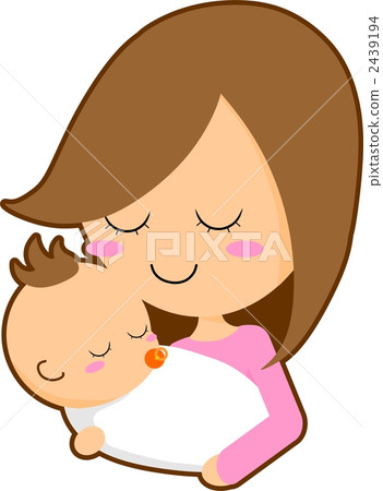 母親和兒童的插圖 母親和兒童的插圖 2439194