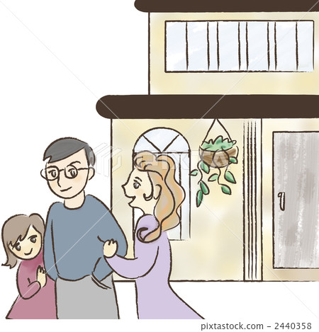 3 people family 3 people family 2440358
