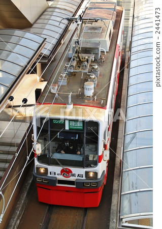 Tram street Toyohashi Electric Railway 2441473