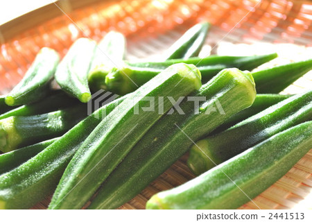 sieve, okra, summer vegetables 2441513