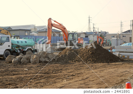 Residential land construction work 2441891