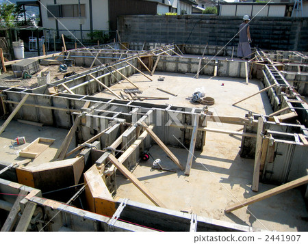 住房基礎施工 住房基礎施工 2441907