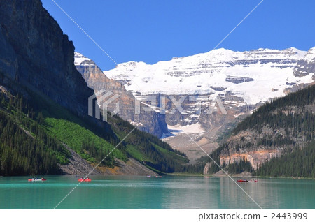 獨木舟 加拿大洛基山脈 班夫國家公園 2443999